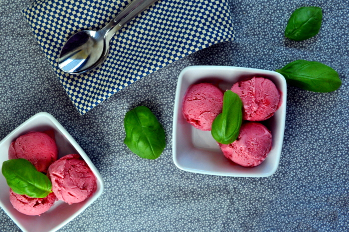 Mascarpone-is med jordbær