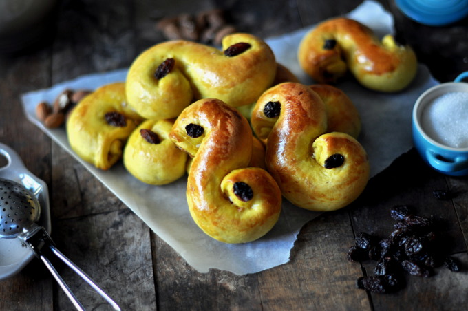 Lussekatter med fyll