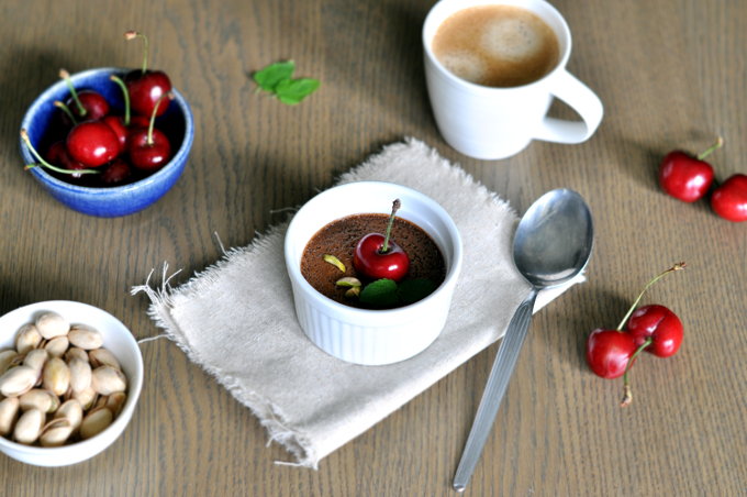 Pots de crème med sjokolade