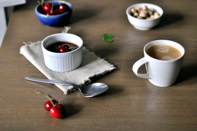 Pots de crème med sjokolade